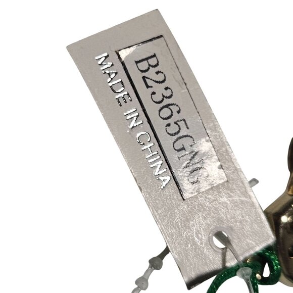 Handcuff Charm Pendant Green Cord Bracelet Adjustable Lead Nickel Jewelry Women - Picture 4 of 5